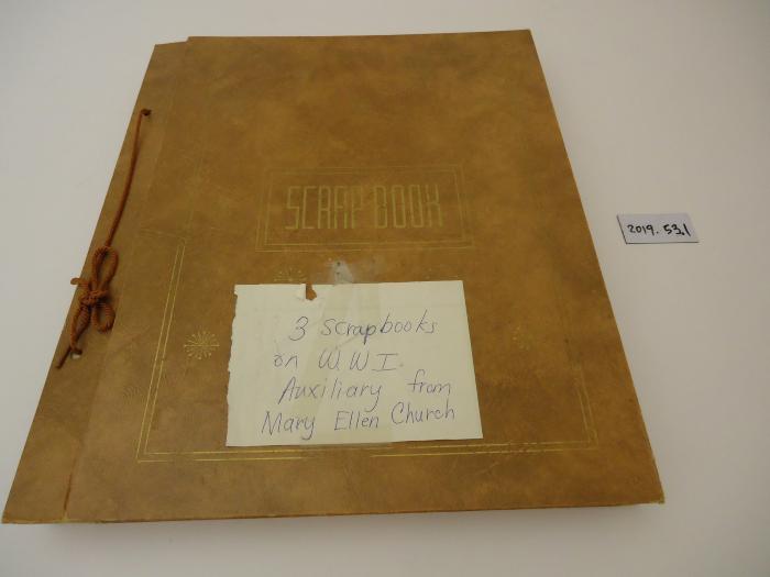 World War I Auxiliary Scrapbook 