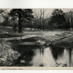 Postcard of Creek Scene near Minneapolis, Minn