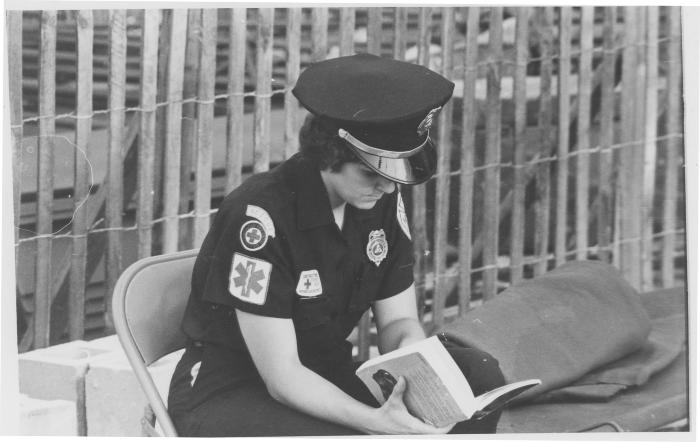 Minneapolis Fire Personnel Station Firefighter reading book