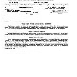 Minneapolis Fire Personnel Ole Mitby Civil Service Appointment to Lieutenant