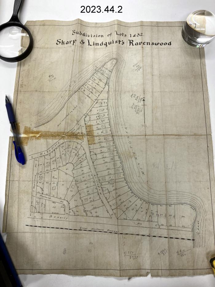 Plat Map of Sharp & Lindquist's Subdivision, Mound, MN