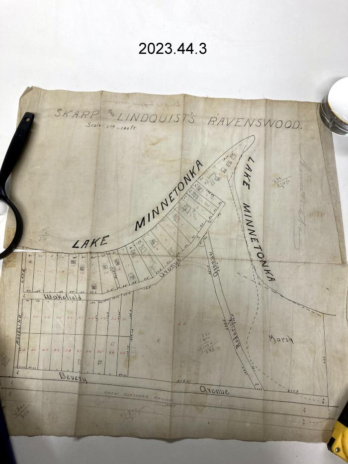 Plat Map of Sharp & Lindquist's Ravenwood Subdivision, Mound, MN