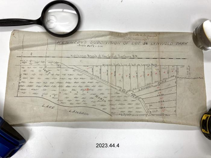 Plat Map of Kennedy's Subdivision, Lynwold Park, Mound, MN