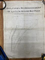 Plat Map of Guilford's Rearrangement of Lots in Mound Bay Park, Mound, MN