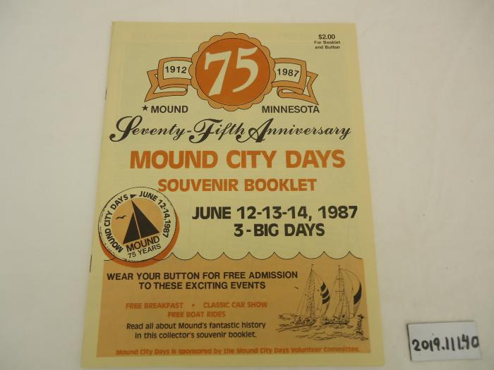 Souvenir Booklet, 75th Anniversary of Mound City Days