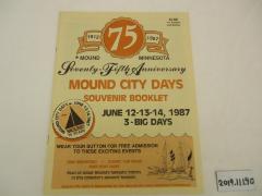 Souvenir Booklet, 75th Anniversary of Mound City Days