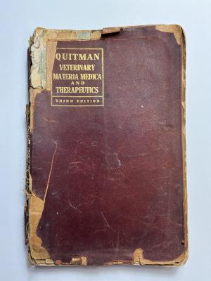 Veterinary Materia Medica and Therapeutics
