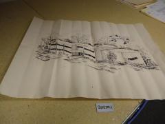 Architectural Drawing of Centennial Building