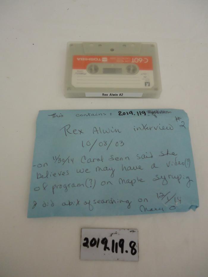 Tape of Interview with Leroy "Rex" Alwin