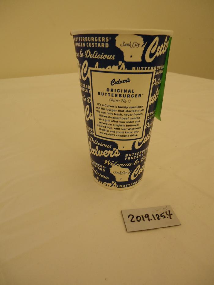 Paper Cup from Culver's