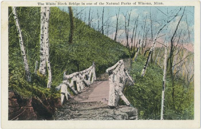 Birch Trail Postcard, Winona, Minnesota