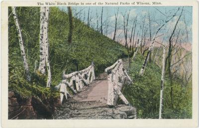 Birch Trail Postcard, Winona, Minnesota