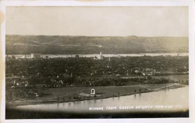 View of Winona from Garvin Heights Park, Winona, Minnesota