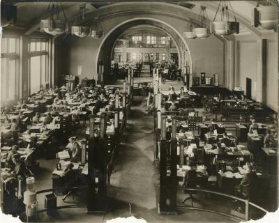 Interior View of Watkins Administrative Building, Winona, Minnesota