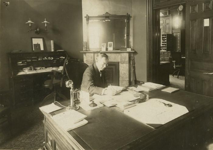 Interior View of the Winona Post Office, Winona, Minnesota