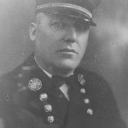 Minneapolis Fire Personnel Fire Chief Earl Traeger 1933 to 1945