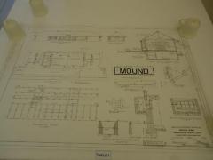 Architectural Drawing of Railroad Depot in Mound
