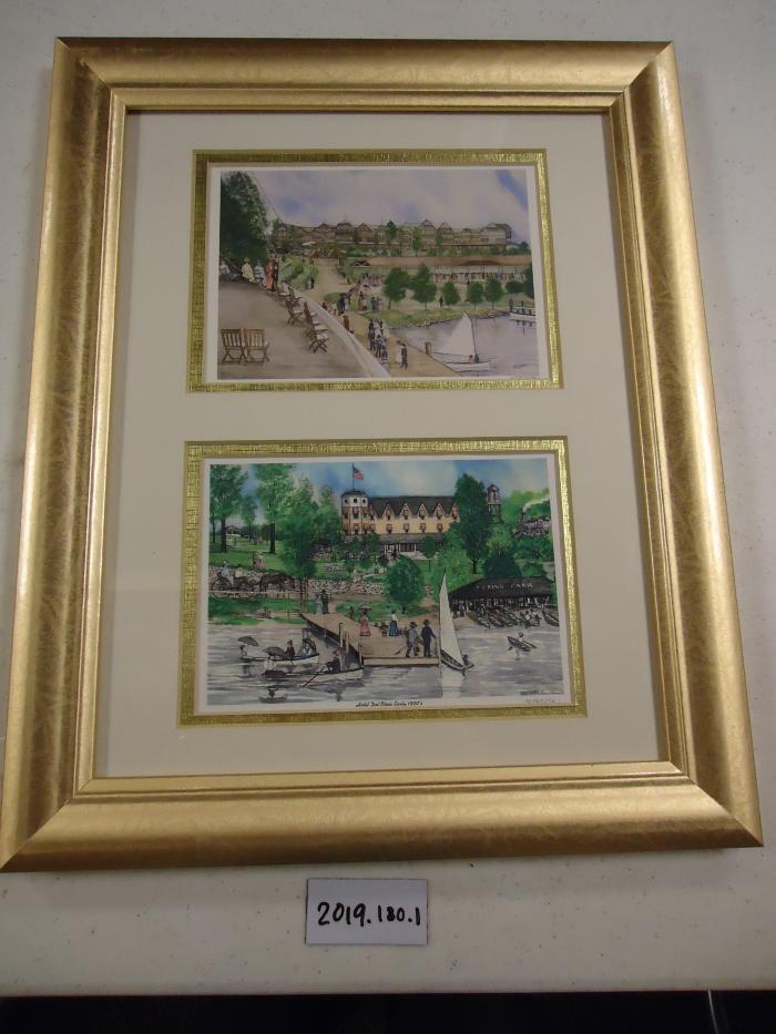 Pair of Color Prints in One Frame