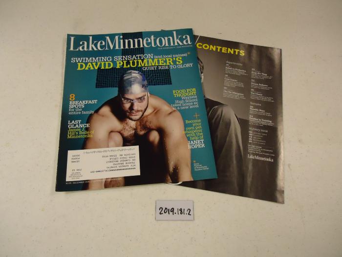 Front Cover and Table of Contents from Lake Minnetonka Magazine