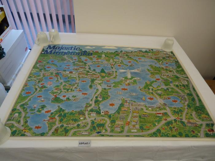 "Majestic Minnetonka" Illustrated Map of the Lake