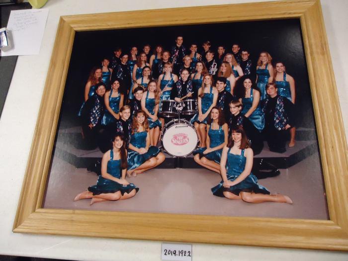 Framed Photograph of Pop Singers