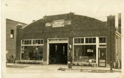 Walch Garage, Rollingstone, Minneosta