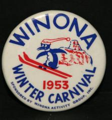 Winona Winter Carnival Button 1953