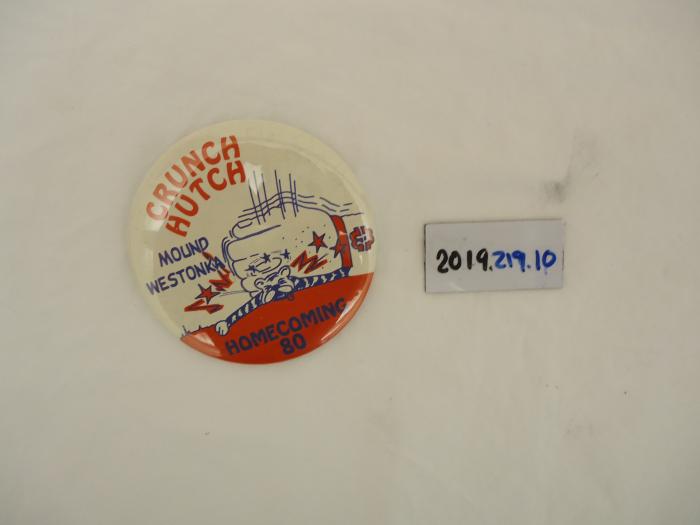 Pinback Button, Mound Westonka Homecoming, 1980