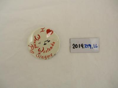 Pinback Button, Mound Westonka Pop Singers