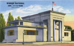 Winona National and Savings Bank Postcard, Winona, Minnesota
