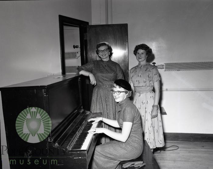 Patty Sansness, Cyrus, Minnesota, JoAnne Clasen and Mrs. Marjorie Engebretson Glenwood, Minnesota