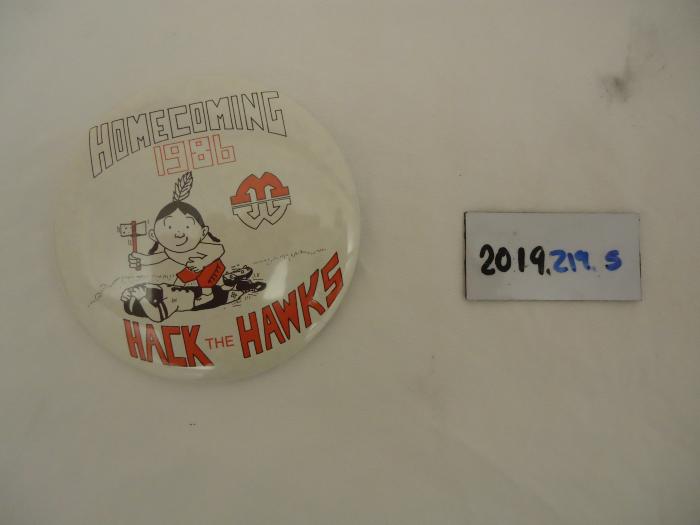 Pinback Button, MWHSHomecoming, 1986