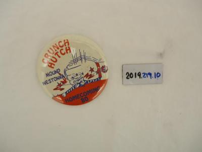 Pinback Button, Mound Westonka Homecoming, 1980