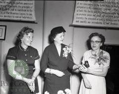 Glenwood American Legion Auxiliary, Mrs. Clifford Anton, Mrs. C. Fred Hanson, Mrs. Alfred Store