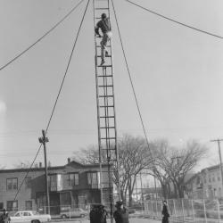 Minneapolis Fire Training Ladders