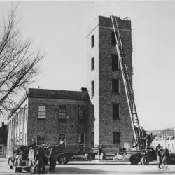 Minneapolis Fire Training Aerial Ladders