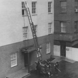 Minneapolis Fire Training Ladders Circa 1960