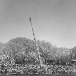 Minneapolis Fire Training Demonstration Aerial Ladder Climb
