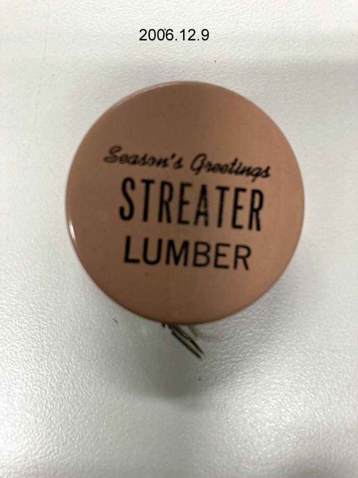  Tape Measure, Streater Lumber