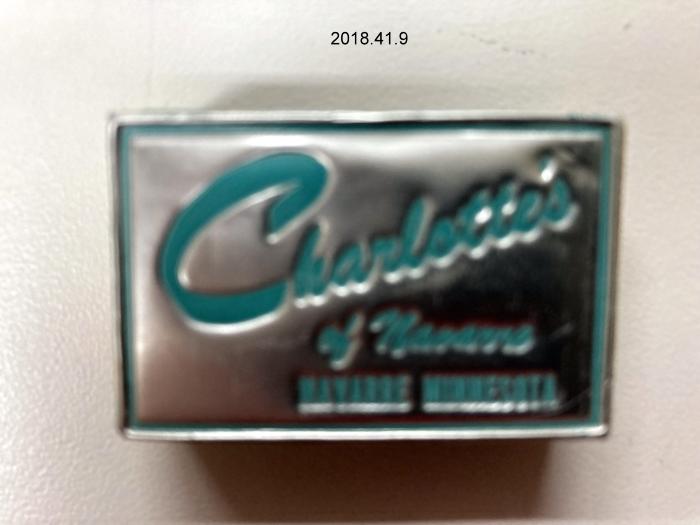 Charlotte's of Navarre Advertising Matchbook