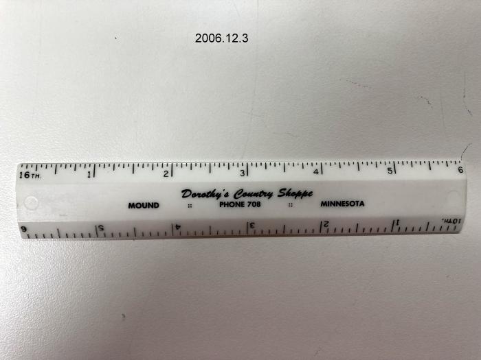 Ruler, Dorothy's Country Shoppe