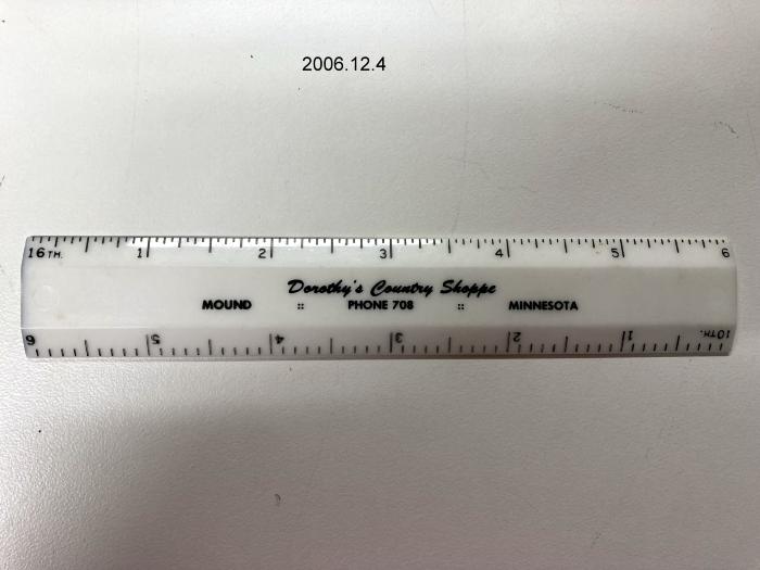 Ruler, Dorothy's Country Shoppe