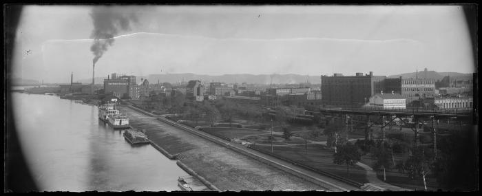 Panoramic View of Winona, Minnesota