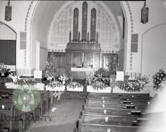 Glenwood Minnesota Lutheran Church funeral. Glenwood, Minnesota