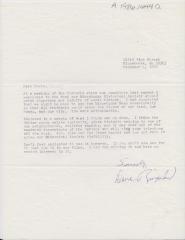 Letter and Essay (What Happened to the Gettens?)