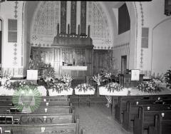 Glenwood Minnesota Lutheran Church funeral. Glenwood, Minnesota