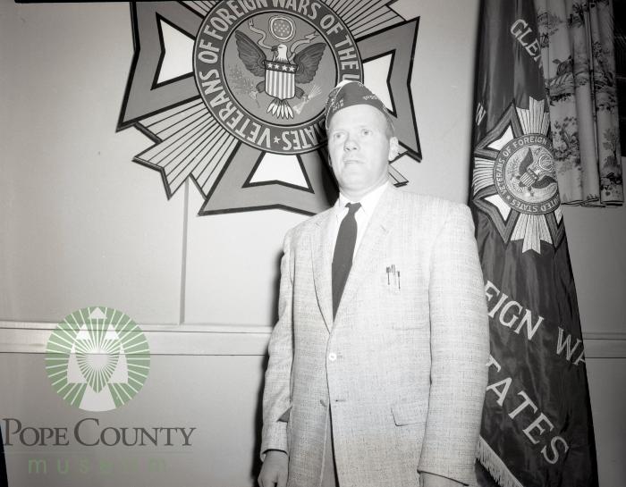 Reuben Wilson District Commander of the Glenwood VFW Post 3815