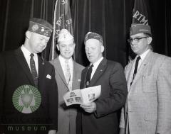 Glenwood, Minnesota VFW members Robert E. Hanson, Cooper T. Holt, Ruben Wilson, Ralph Marquette