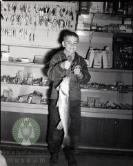 Graham Von Wald holds a 6lb Walleye. Glenwood, Minnesota