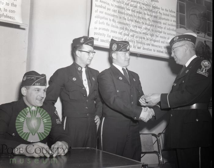 American Legion Veterans Honored. Glenwood, Minnesota 